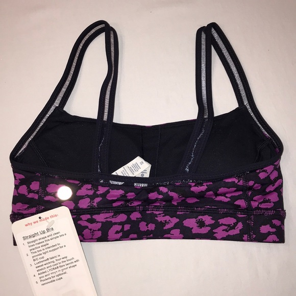 Lululemon Straight Up Leopard Sports Bra - Picture 3 of 4